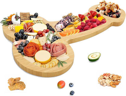 Funny Solid Wood Aperitif Board, Novelty Kitchen Charcuterie & Cheese Board, Large 10" Kitchen Gifts