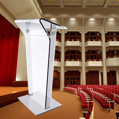 Lectern Podium Stand,Vertical Podium School Training Lecture Church Event Celebration Host Stage Hotel Reception Desk