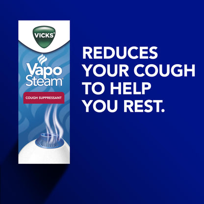 Vicks Warm Steam Vaporizer, Small to Medium Rooms, 1.5 Gallon Tank – Warm Mist Humidifier for Baby and Kids Rooms with Night Light, Works with Vicks VapoPads and VapoSteam