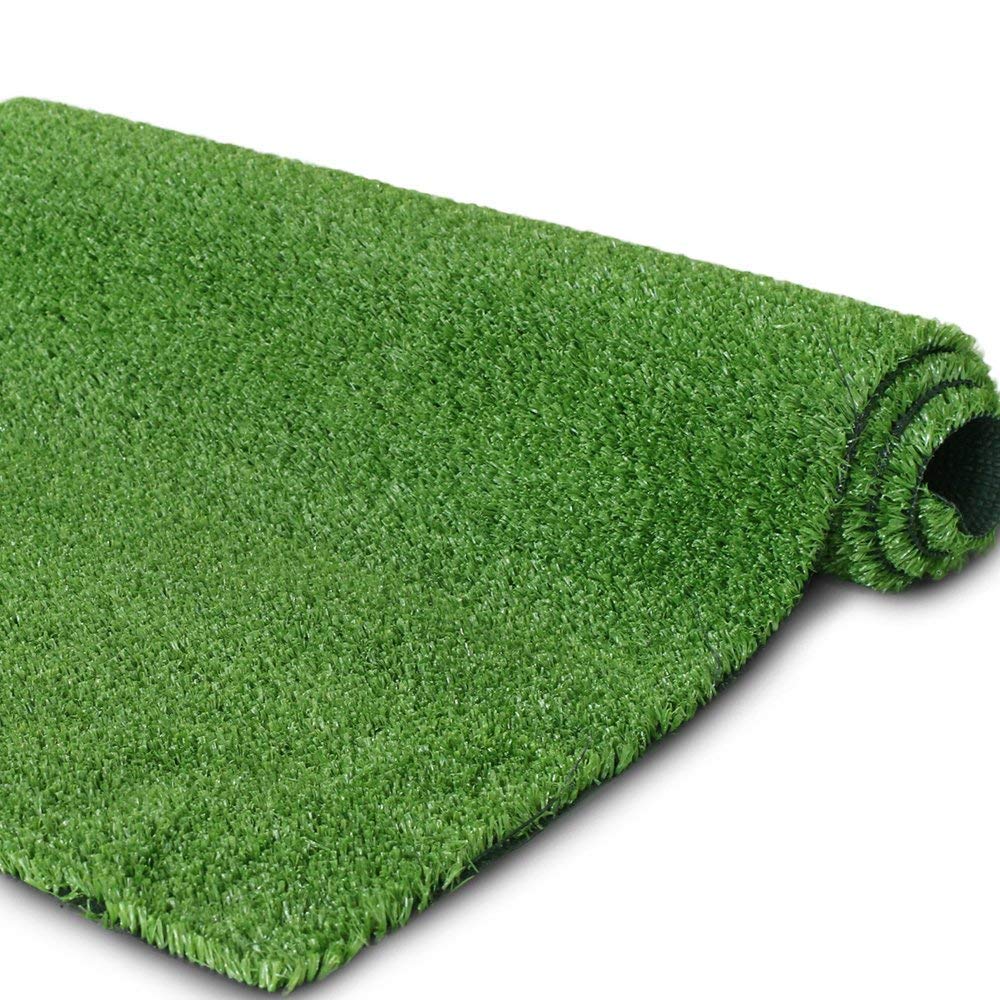 GL Artificial Grass Mats Lawn Carpet Customized Sizes, Synthetic Rug Indoor Outdoor Landscape, Fake Faux Turf for Decor 9FTX17FT(153 Square FT)
