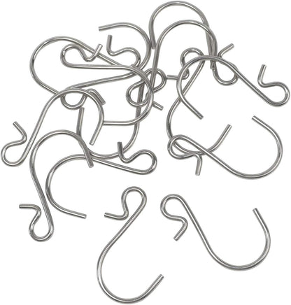 Millennial Essentials 35pcs Small S Hooks, Metal S Shaped Wire Hook Hangers for DIY Crafts, Jewelry, Key Chains