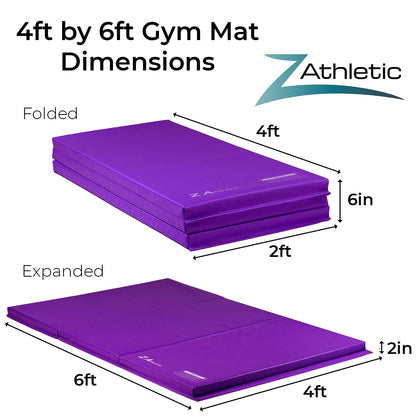 Z Athletic Kip Bar and Folding Gymnastics Mat