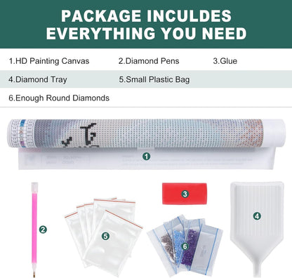 mrpwnle 4 Pack Tree of Life Diamond Art Kits for Adults - Tree of Life Diamond Painting Kits for Adults Beginners, 5D Round Full Drill Diamond Art Dots Gem Art Kit for Home Wall Decor 12x12in
