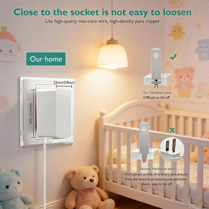 Lnauy Charger for Frida Baby Humidifier Compatible with Frida Baby 3-in-1 Cool Humidifier Power Cord Replacement Charging Cable 24V AC Power Adapter 5.9Ft