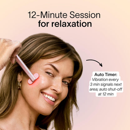 Solawave Skincare Wand & Serum – 4-in-1 Galvanic Current, Face Massager, & Red Light Therapy Wand – 1 Oz Activating Serum for Anti-Aging, Wrinkle Reduction, Face Lift & Hyperpigmentation Skin Care