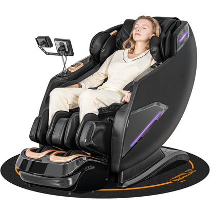 4D Massage Chairs Full Body,Zero Gravity SL-Track Shiatsu Massage Chair Recliner,Core Heating,20 Massage Techniques,Deep Yoga Stretch,Foot Rollers, Ai Voice,Touch Screen,Wireless Charging