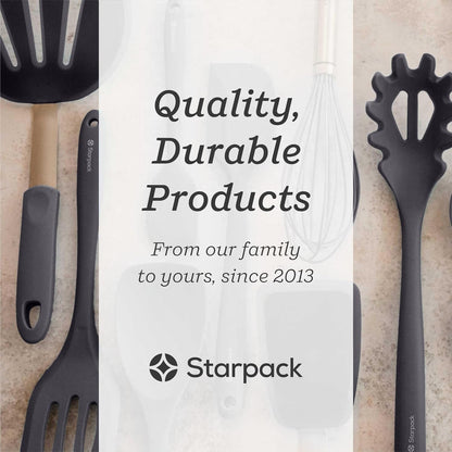 Starpack (13.5") 600F XL Premium Silicone Pasta Fork - Spaghetti Spoon High Heat Resistant to - Silicone Pasta Spoon