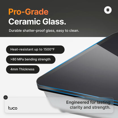 TUCO Portable Induction Cooktop Burner Hot Plate Electric Stove with Shatter-Proof Ceramic Glass, LCD Sensor Touch, ETL Certified, 20 Cooking Modes, 1800 Watts