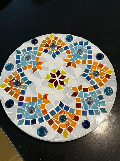 4 Shapes Mixed Glass Mosaic Tiles,Square+Diamond+Triangle+Rectangle 220 PCS Stained Glass Mosaic Pieces for Handmade Art Crafts and Home Decoration (Black)
