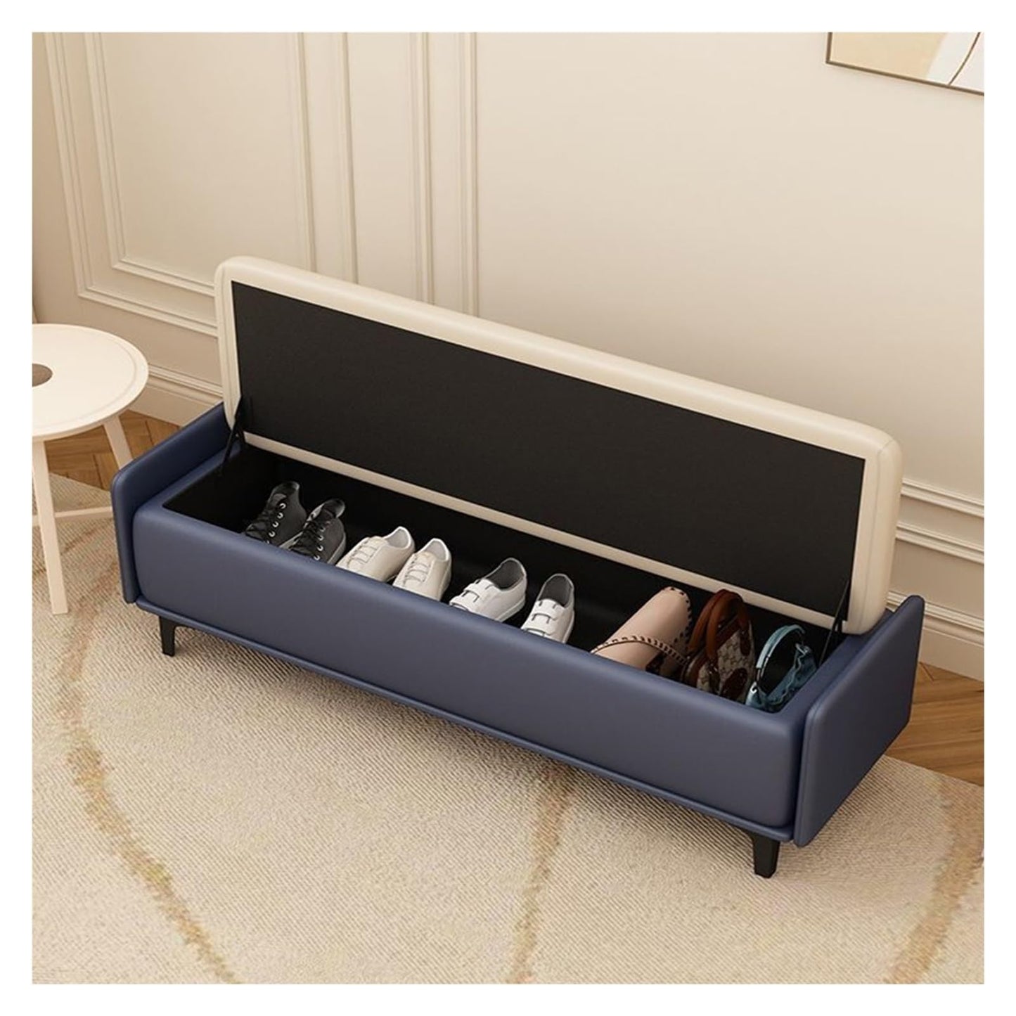 REIK Bedroom End of Bed Bench End of Bed Bench, Modern Upholstered Entry Bench Bedside Bench Storage Bench Bedroom Footstool of Bed Entry Way Ottoman Couch Bench (Color : 06, Size : 60 * 40 * 40cm)
