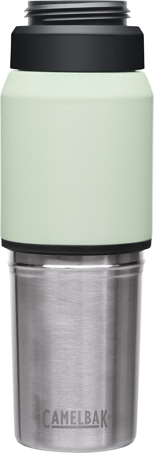 CamelBak MultiBev Insulated Water Bottle & Travel Cup, Stainless Steel