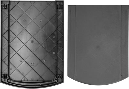 Coffee Maker Roller Tray - Kitchen Appliance Rolling Counter, Large Black Kueirg Storage Organization, Sliding Holder