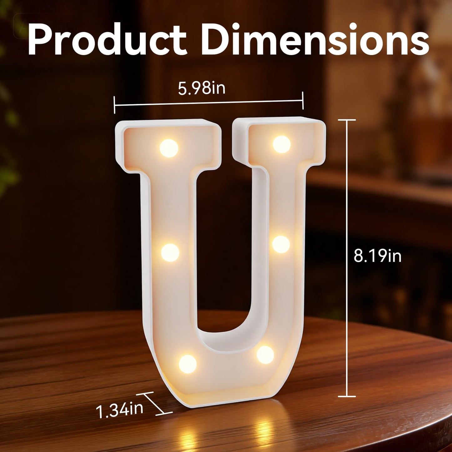 2026 Graduation Decorations PROUD OF U Light Up Letters, Proud of You Marquee Letters for High School College Congratulation Graduation Party Decor, Led Letter Sign for Class of 2026 Grad Party