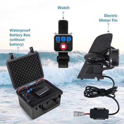 LEDONNE SUP Electric Fin Thruster High-Performance Underwater Propulsion System for Surfboards & Electric SUP Fins