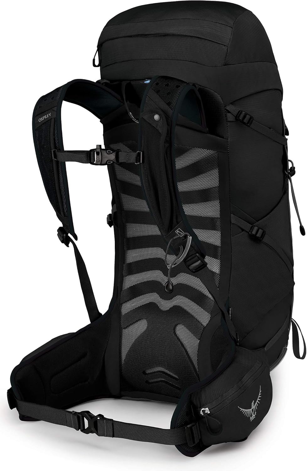Osprey Talon 33L Men's Hiking Backpack with Hipbelt, Stealth Black, S/M
