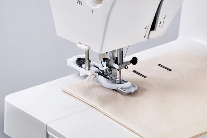 Janome 1522RD Mechanical Sewing Machine - Aesthetic Red Sewing Machine for Beginners, 22 Built in Stitches, 1 Step Buttonhole, Heavy Duty Metal Frame, Built in Needle Threader for Easy Use