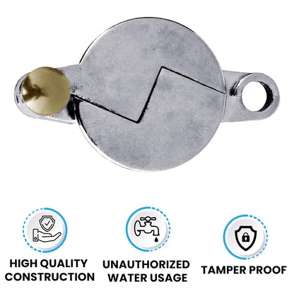 NUSET NU-SET 8 2895-3 (2895-8) x Water Faucet Lock - Water Spigot Lock for Garden Hose Bib Lock