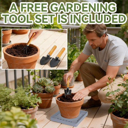 UoeRing 2 Pack-Square 11 Inch $9.9 Plant Caddy with Hidden Wheels Heavy Duty Rolling Plant Stands Indoor Outdoor Plant