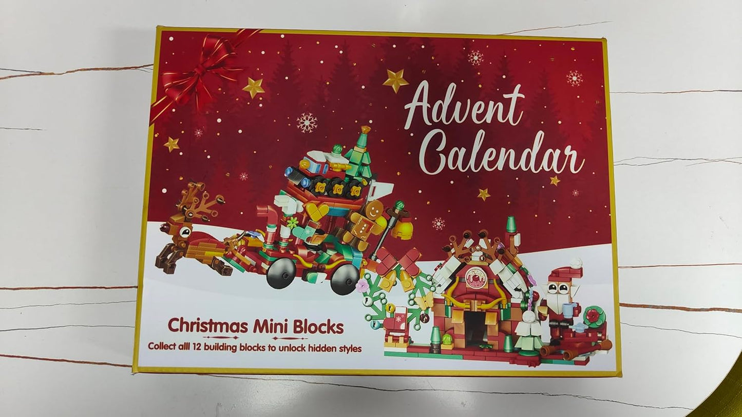 Christmas Advent Calendar 2024 for Kids, 24 Days Countdown Calendar, Advent Calendar Toy for Kids 3 Years and Up with