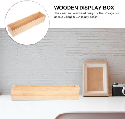 BESTOYARD Wooden Box Storage, Craft Storage Containers, Jewelry Cases, Small Storage Organizer without Lid