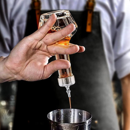 SuproBarware Bitter Bottle, Glass Bitter Bottle with Dash Top, 1.7oz/50ml, Great for Bartender and Home Bar – KJP01