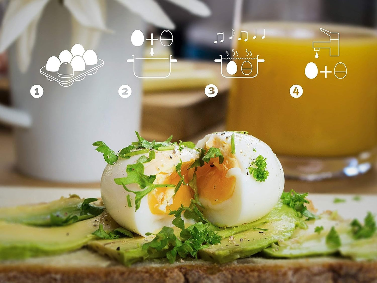 LOL BeepEgg – Egg Timer for Boiling Eggs – Musical Egg Cooker for Soft, Medium, Hard Boiled Eggs – Food Safe – Singing Floating Egg Timer – Egg Cooker for 3 Levels of Doneness – Brainstream