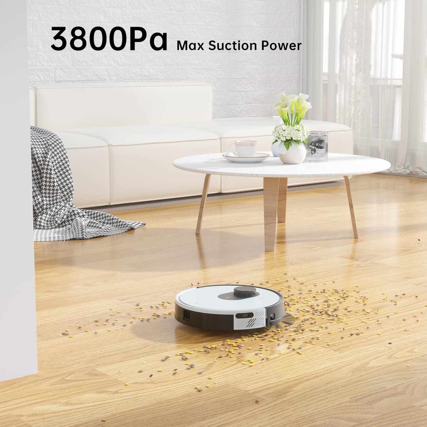 OKP Life K2 Robot Vacuum Cleaner 1800 mAh, Blue