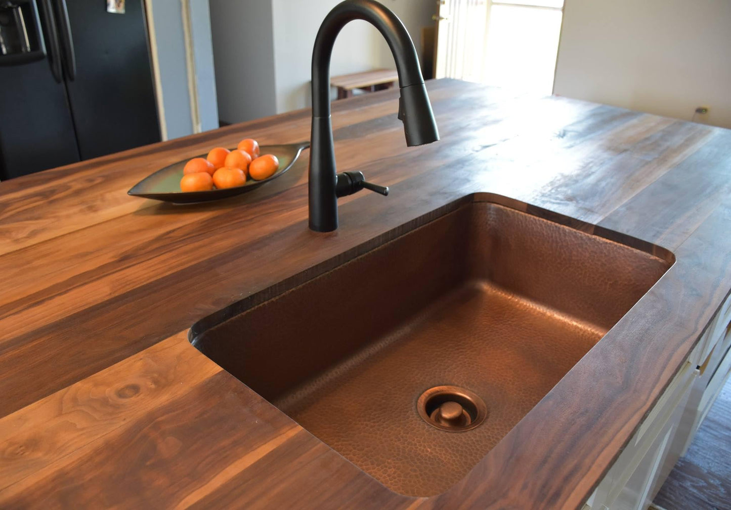 Sinkology Orwell 30 Inch Undermount Copper Kitchen Sink Single Bowl – Handcrafted Solid Pure Copper, Hand-Hammered Finish, Includes Bottom Grid, Drain, & Care Kit, Fits 33 Inch Cabinet