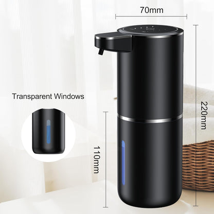 1200mAh Fantictas Automatic Foaming Soap Dispenser Foaming Hand Sanitizer Touchless Soap Dispenser Rechargeable