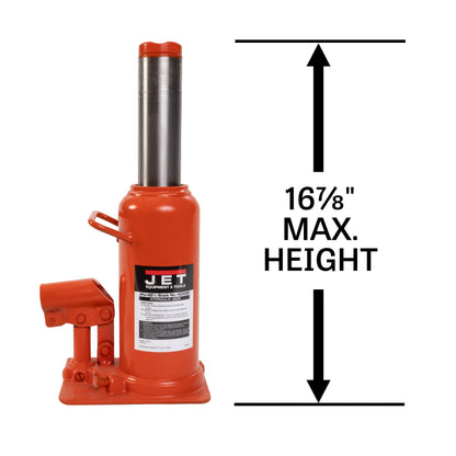 Jet 22.5-Ton Hydraulic Bottle Jack w/Handle (JHJ-22-1/2)