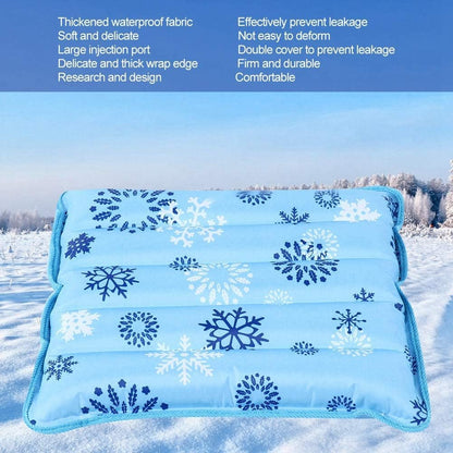 Cool Pillow, Reusable Gel Ice Packs with Ice Crystal Powder for Summer Cooling Cushion Mat