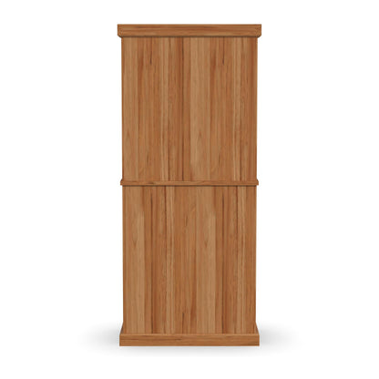 Homestyles Nantucket Natural Wood Pantry with Four Doors