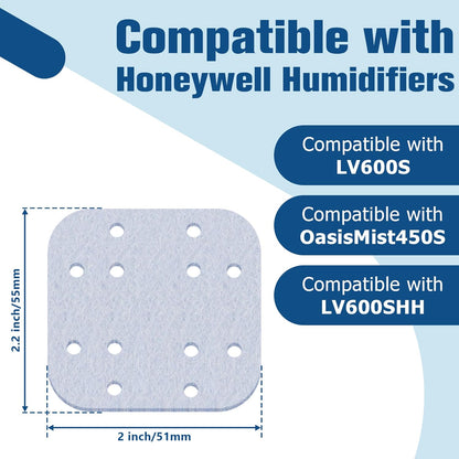20 Pack Humidifier Replacement Filters for LEVOIT, Compatible with LV600S, LV600HH, OasisMist450S, Mineral Absorption