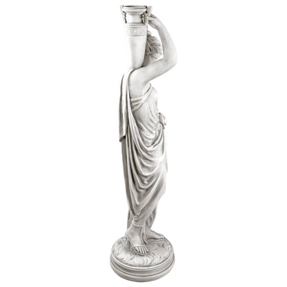 Design Toscano Dione the Divine Greek Water Woman Indoor/Outdoor Garden Statue, Grande, 38 inches tall, Cast Stone Resin, Antique Stone Finish