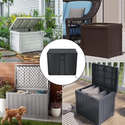 30 (23" 18" 22" inch) Kingling Deck Box Cover, Outdoor Storage Box Cover for Keter Gallon Deck Box Waterproof Outside