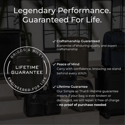 Briggs & Riley Carry On Compression Packing Cube Set - Bag Organizer for Suitcase & Luggage, Travel Essentials for Women & Men, Pack Accessories for Vacation, Maximize Storage Space - 3-Piece, Black