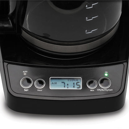Capresso 5-Cup Mini Drip Coffee Maker, Black and Stainless Steel