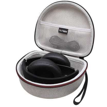 Headphone Case Compatible with Beats Studio Pro/Solo 4 / Studio 3 / Solo 3 / Picun B8 / BERIBES/JLab JBuds Lux ANC Wireless Bluetooth Noise Cancelling Headphones, Light Gray(Case Only)