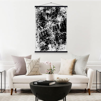 Black 11x14 11x17 Magnetic Wood Poster Frame for Photo, Picture, Canvas Artwork Wall Hanging (11")