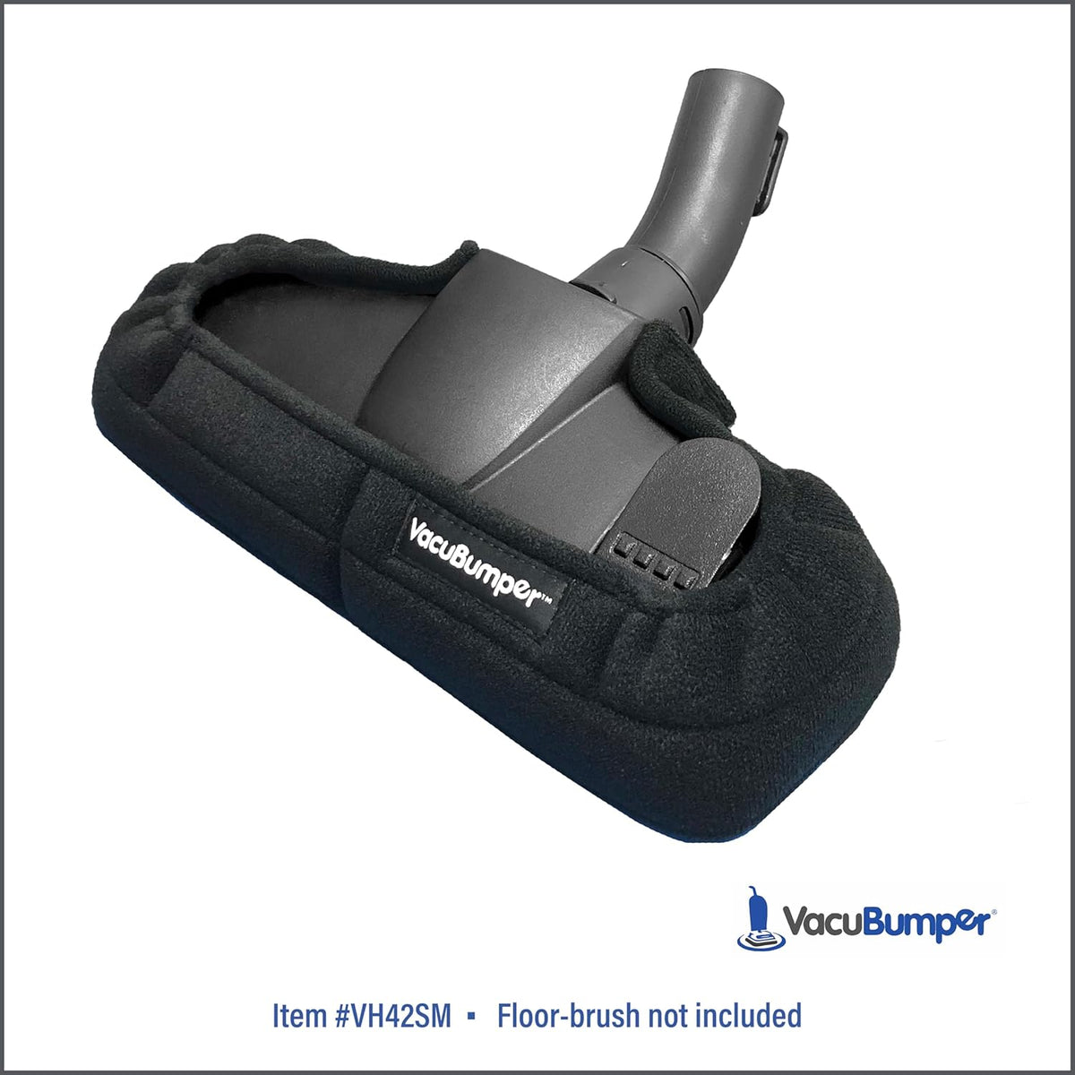 Bumper Guard for Vacuum Floor Brush, Available in 2 Sizes, Small fits Front Width: 11" to 14"