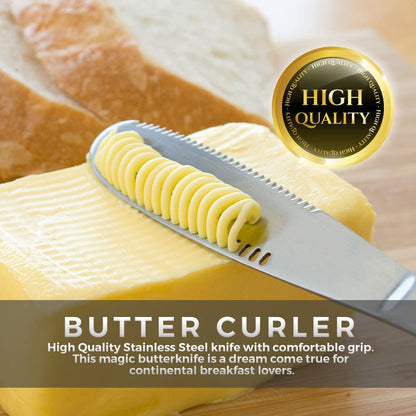 Simple preading Stainless Steel Butter Spreader knife, Butter Knife - 3 in 1 Kitchen Gadgets (4)