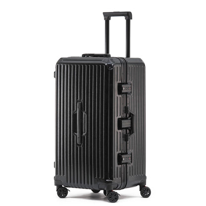 BEITH Hardside Luggage with USB, Type-C, Cup Holder, BS2298 Large Aluminum Frame Suitcase with 5 Wheels 360° Double Spinner, ABS+PC Alloy Box Shell, TSA Lock, Aluminum Lifting Rod, Durable
