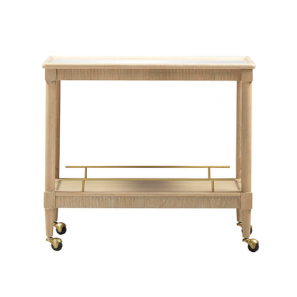 Tov Furniture Slosh Natural Ash Bar Cart
