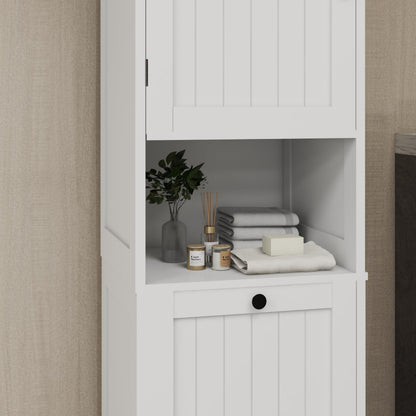 One Compartment One Door Tilt Out Laundry Sorter Cabinet White
