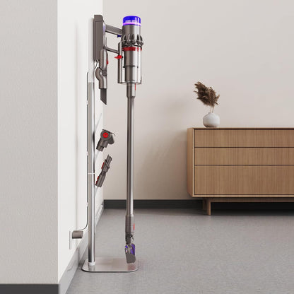 MOOPHY Vacuum Stand Holder Storage Station for Dyson V7 V8 V10 V11 V12 V15, Handheld Cordless Installation Parts