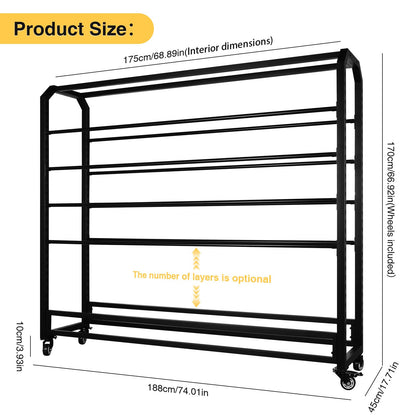 Large Textile Fabric Display Rack Floor-To-Ceiling Quilting Fabric Display Bracket Wear Resist for Curtain/Wallpaper/Tablecloth