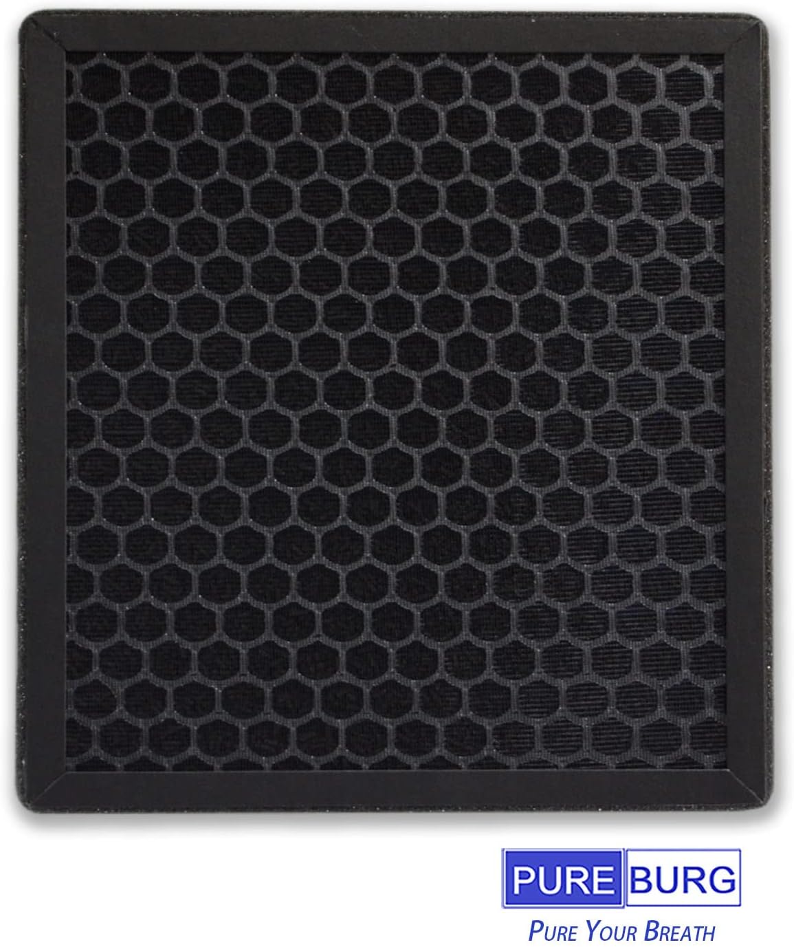 PUREBURG P1802 True HEPA Replacement Filters, Compatible with YIOU R1 P1802 and Elechomes P1801 Air Purifiers, 2-Pack