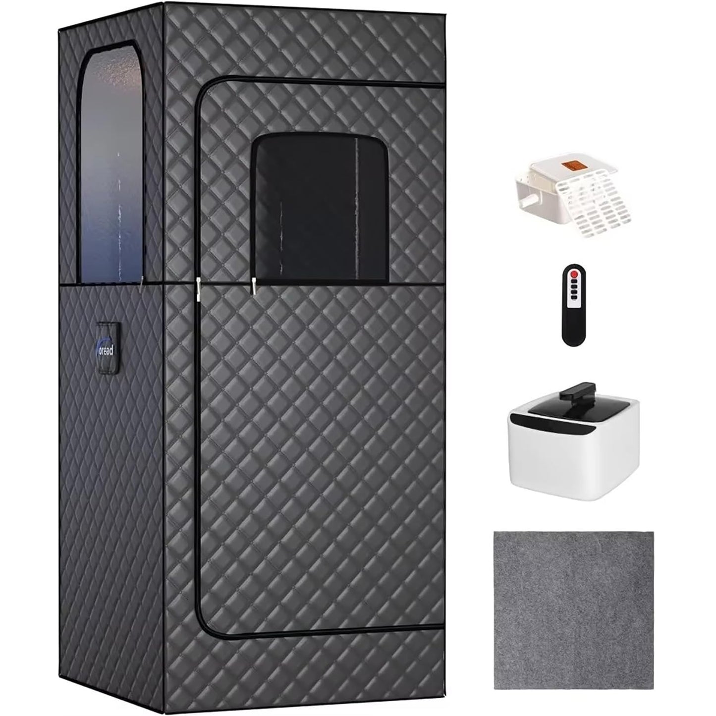 YXKJZHF Portable Steam Sauna Box, Cotton Thicken Personal Sauna Tent Kit for Home Spa, Indoor Sauna Relaxation with 2.6L Steam Generator