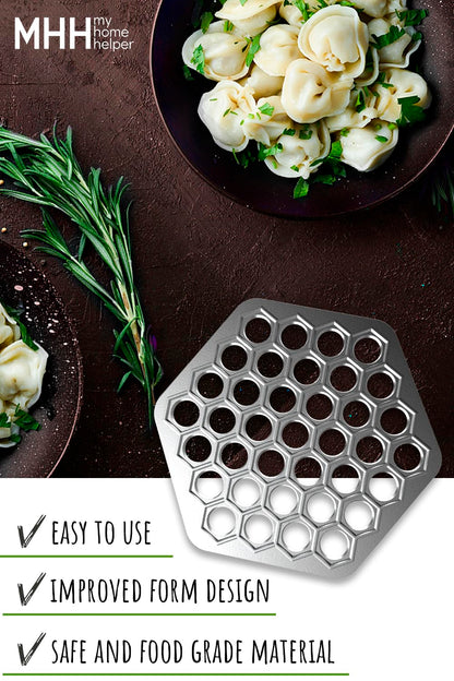 Russian Ravioli Maker Dumplings Mold Pelmeni Metal Mold Siberian Pelmeni Meat Dumpling Maker Machine Ravioli Cutter 1302439