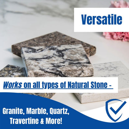 Black Diamond Stoneworks Granite Plus 2-in-1 Cleaner & Sealer, pH Neutral, Streak-Free Stone Cleaner for Granite, Marble, Quartz, Travertine & Limestone Countertops, Ready to Use (1-Gallon)